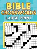 Bible Crosswords--Large Print by Compiled by Barbour Staff