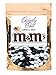 Black and White m&m 2 Pound Milk Chocolate in CandyOut Sealed Stand Up Bag