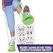 Geospace Walkaroo I-Can! Balance Walking Bucket Stilts with Adjustable Nylon Lines for Small Kids Ages 3 to 8 - Indoor or Outdoor Safe Active Play & Increased Coordination (1 Green or Purple Pair)