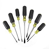 Klein Tools 85076 7 Piece Cushion-Grip Screwdriver Set