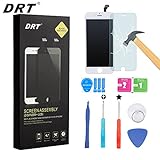 DRT OEM Replacement LCD Display Touch Screen Digitizer Frame Assembly  Set with Tools and DRT Screen Protector for iPhone 6 - White