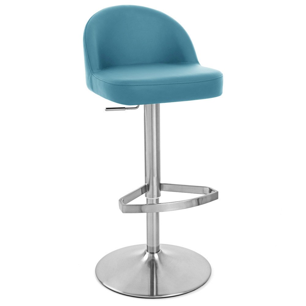 Best Teal Vinyl Swivel Bar Stool