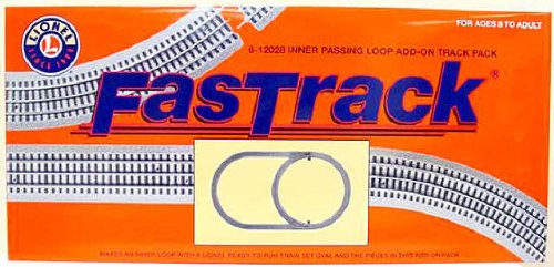 Lionel FasTrack Inner Passing Loop Add-On Track Pack