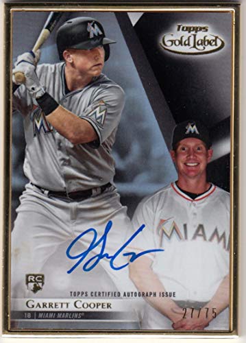 2018 Topps Gold Label #FA-GC Garrett Cooper #FA-GC NM Near Mint RC Rookie Auto 27/75