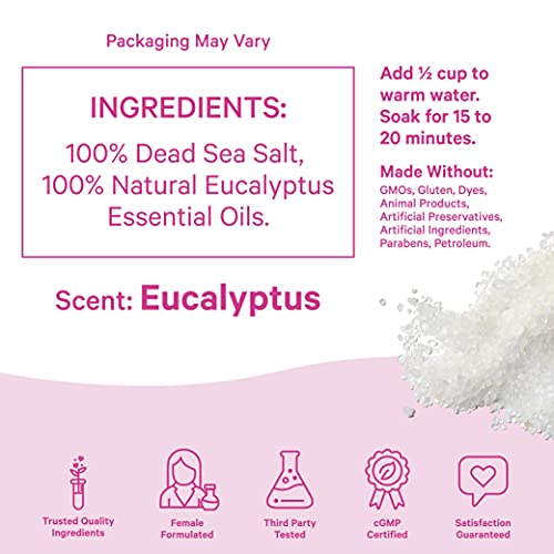 Pink Stork Pregnancy Flakes Eucalyptus Scented Bath Salts with Pure