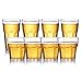 MICHLEY 8pcs Unbreakable Clear Tritan Plastic Glasses,Shatterproof, Reusable, Dishwasher Safe, four 9-ounce Rocks and four 12-ounce Water