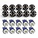 cciyu 10 Pack PC168 T10 Twist Lock Blue T10 168 Led Cluster Gauge Dash Light Bulb