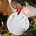 Baby Handprint Ornament Kit, Proud Baby Deluxe Clay Hand Print and Footprint Keepsake Kit, Makes A Great Holiday Gift And Keepsake