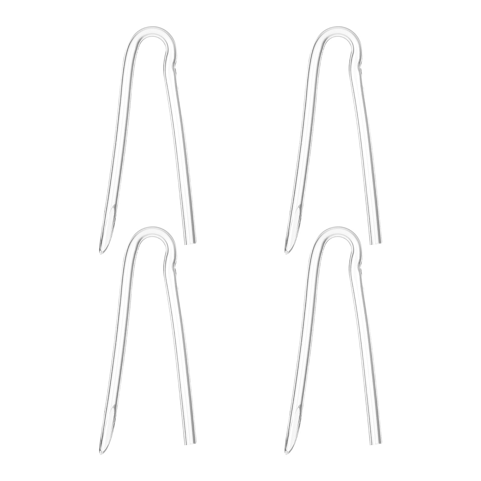 iplusmile Hearing Aid Tubes - Replaceable BTE Earmold Hearing Aid Tubes - Soft Clear PVC Tubing for Hearing Machine(4PCS)