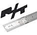 Aimoll 1pcs R/T RT Side Fender Trunk Hatch Deck Lid Boot Emblem Badge Sticker Replacement for Challenger Charger Ram 1500 Grand Cherokee (Matte Black)