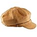 Samtree Women's Beanie Hat with Visor,Winter Warm Slouchy Knitted Baseball Cap(Light Tan)