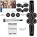 RoMere ABS Stimulator Muscle Toner Abdominal Toning Belt Workouts Portable EMS Training Home Office Fitness Equipment for Abdomen/Arm/Leg Training(USB Charging)