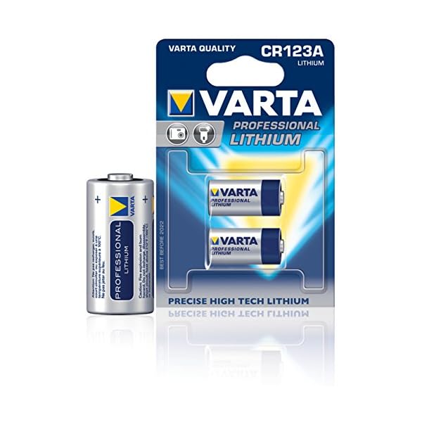 VARTA Batterien CR123A Lithium Rundzelle, 2 Stück, 3V, Spezialbatterien für elektronische Kleingeräte, mit langanhaltender, höchster Leistung – Bild 4