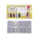 PUEEN Nail Art Stamping Plate - Fairytale Lover 01-125x65mm Unique Nailart Polish Stamping Manicure Image Plates Accessories Kit-BH000557
