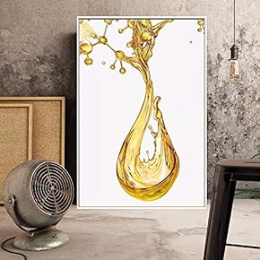 Floating Framed Canvas Wall Art for Living Room, Bedroom Splash Ink Canvas Prints for Home Decoration Ready to Hang - 16x24 inches