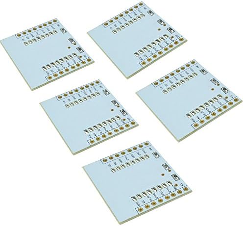 Industry Park 5Pcs ESP8266 Serial WIFI Module Adapter Plate for ESP-07 ESP-08 ESP-12