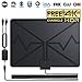 HDTV Antenna, Indoor Digital TV Antenna 80 Miles Range with Newset Amplifier Signal Booster - 4K Local Channels Broadcast for All Types of Smart Television - Updated 2018 Version primary