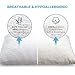 COTEY Bedding Pillow for Sleeping Memory Foam Pillow w/ Shredded Foam (Bamboo Cool Breathable Cover, Retain Shape, Hypoallergenic) 