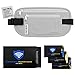Away We Go Money Belt w/RFID Blocking 3 in 1 Travel Wallet & Passport Holder w/RFID Blocking Passport & Credit Card Sleeves