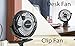 OPOLAR F801B USB Operated Clip on Fan with Two Settings and Fully Adjustable Head Personal Cooling Fan