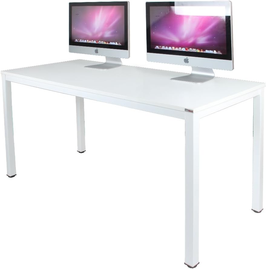 DlandHome Computertisch Großer Schreibtisch 160 * 60 cm, PCTisch