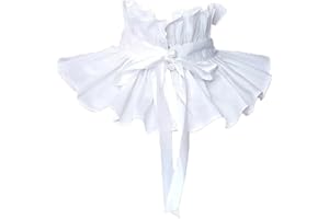 JDYaoYing Women's Vintage Ruffled Detachable Collar - Victorian Costume
