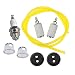 Hipa 3004105 300494 Fuel Filter Fuel Line Kit for Earthquake Tiller/Auger E43 E43CE E43WC 10310 Dually Auger MC43 MD43 DP10P MC43E MC43ECE MC43CE MC43RCE Cultivator WE43 WE43E WE43CE Edger primary