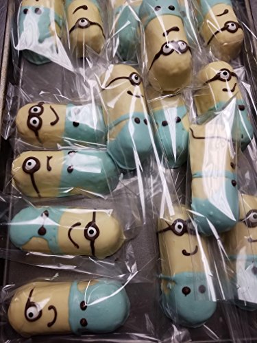 Click Here to See More Images Minions Twinkie coated Chocolate Minion Birthday Favor Party Favor 25 Individually wrapped