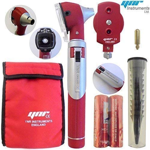 YNR England ® F.O Mini Otoscope Auriscope Fiber Optic ENT Medical