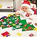 SHJACOB Felt Christmas Tree,DIY Christmas Tree with 30 Pcs Detachable Ornaments