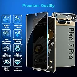 [2+1 Pack] for Google Pixel 7 Pro Privacy Screen