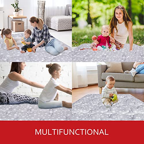 Hexagon Playpen Mat, Non Slip Baby Playmat Kids Tent Mat, OnePiece