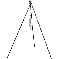 Lodge 3TP2 Camp Dutch Oven Tripod, 43.5-Inch,Black