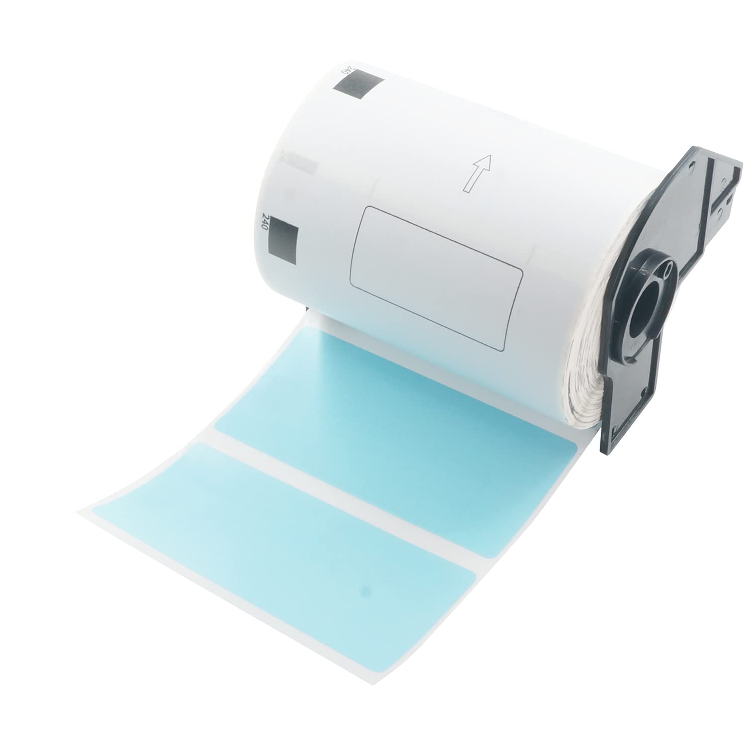 BETCKEY - 600 Blue Labels Replacement for Brother DK-11240, 102mm x 51mm Barcode Labels Compatible with Brother QL Label Printers