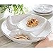 Mud Pie Turtle Section Serving Bowl Platter, White
