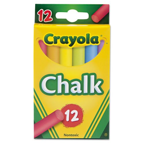 Crayola Colored Chalk Sticks 12 Count - 2 Packs