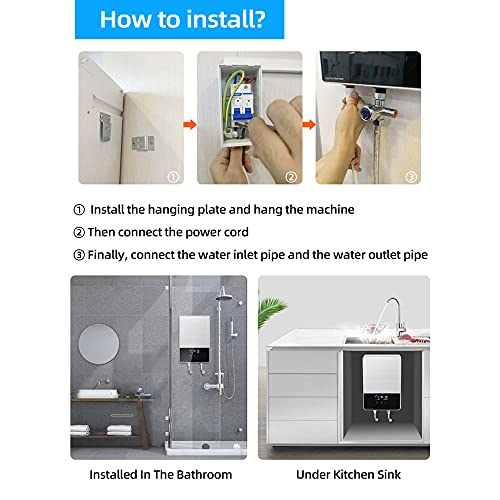 vinmax Tankless Electric Water Heater 13KW 240V Instant Hot Water