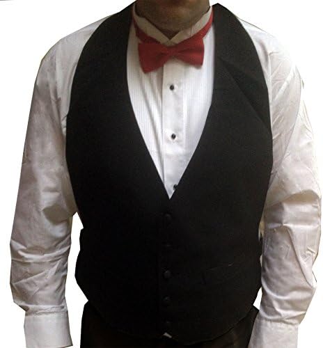 Mens Backless Black Vest New