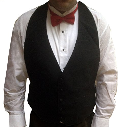 Mens Backless Black Vest New