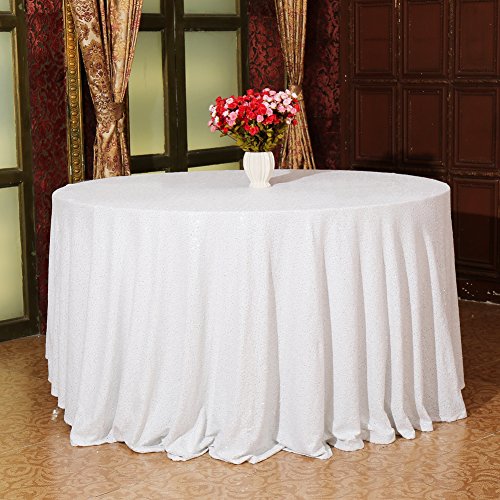 Buy Eternal Beauty Sequin Tablecloth, Sequin Table Linen (96"Round