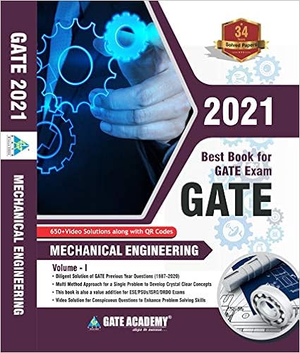 GATE Academy 2021 Mechanical Engineering Previous Year Solved Papers GATE Academy 2021 Mechanical Engineering Previous Year Solved Papers
