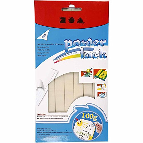 Creativ 24687 Power Tack Reusable Adhesive, red, 100g - Image 3