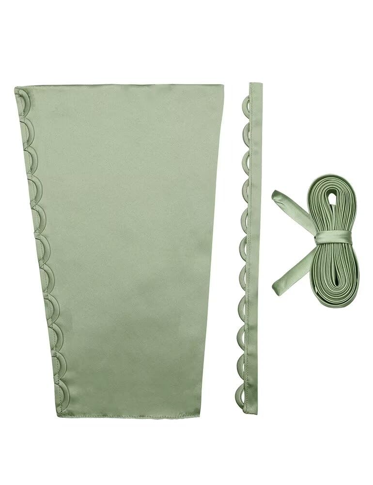 Photo 1 of GRYUIRY Women's Corset Back Kit Lace up Zipper Replacement Adjustable Satin Corset Kit for Prom Dresses Sage Green-18