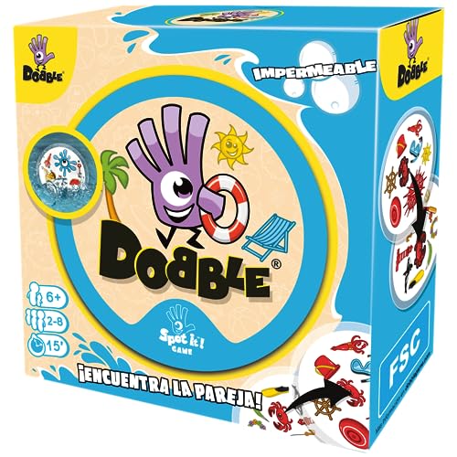 Asmodee Dobble Waterproof Card Set (ADE0ASDO007)