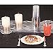 Silver Plastic Cups 14 Oz. Pack Of (30) Clear Disposable Plastic Cups - Silver Rim Cups - Fancy Hard Plastic Cups - Party Accessories - Wedding - Elegant Clear Cups- Tumblers