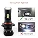YITAMOTOR 2x Max 60W 1200 Lumens High Power Chipsets H10 9145 9140 LED Bulbs for DRL or Fog Lights Xenon White 6000k