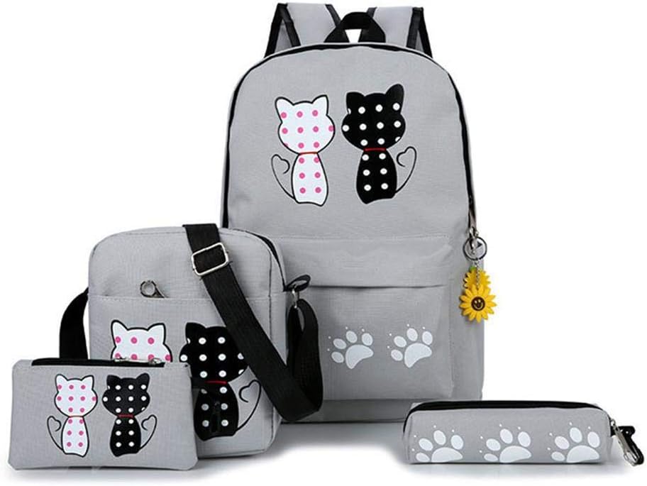 WOAIBAOBAO Satchel School Bags 4Pcs/Set School Satchel Backpacks for Children School Bag for Girls Mochilas Escolares Infantis