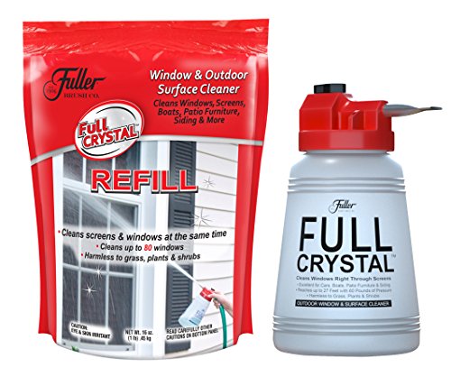 Fuller Brush 19580  Kit - 1 Bag Window Cleaner, Bottle with 1 lb, Red/Blue