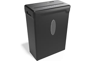 Staples Paper Shredder, 8-Sheet Cross-Cut, Anti-Jam, for Office & Home Use with 3.6 Gallon Bin, Black