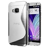 HTC One M9 Case, Cimo [Wave] Premium Slim TPU Flexible Soft Case for HTC One M9 (2015) - Clear